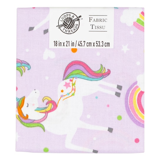 Unicorn Cotton Fabric by Loops & Threads™